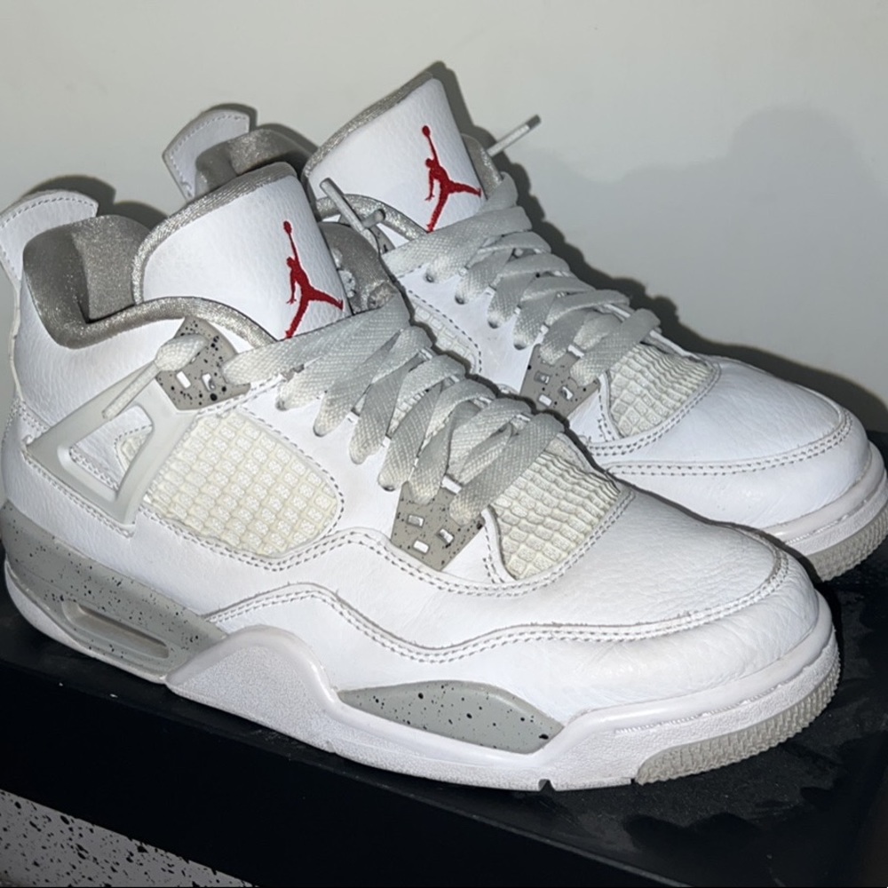 Jordan 4 Retro GS ‘White Oreo’ 7y